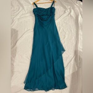 vintage 100% silk Evening Gown